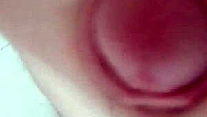 What secret bathroom fun turns into a bisexual cumshot surprise?