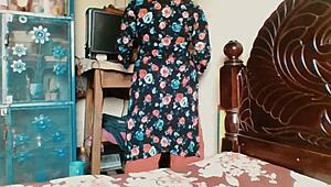 Indian Step Sister Surprised by Brother in Homemade Amateur Doggy Style