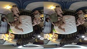 vr cowgirl riding with deepthroat and big ass action