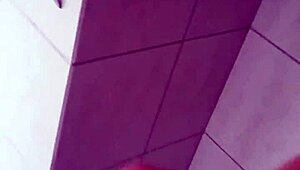 Bathroom Fun with Masturbation and Cumshot