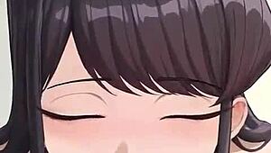 Komi can't communicate but sucks dick perfectly