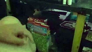 Kandy Kane gives a sloppy homemade blowjob like no other