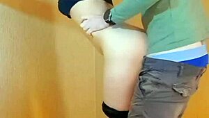 European Stranger Fucked Slim Tanned Girl With Perfect Body During Workout!