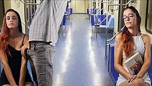 Pervertido Goza Nos Peitos Da Passageira De Ônibus Em Público