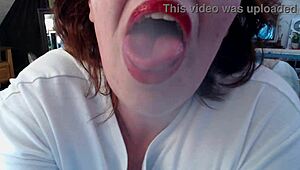 I love watching DawnSkye1962 smoke while teasing me fully dressed