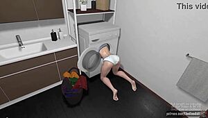 My Girlfriends Stuck Stepdaughter Lily Vr Blowjob Creampie and Squirting