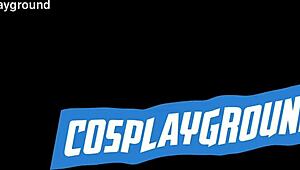 Jade Kush as Chun Li Fucked by Two Big Cocks