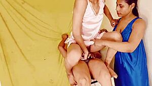 Hey, wanna join this passionate threesome sex with hotties at Uttaran20?