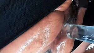 Hey pig, you wrecked my cam punishing my big wolf pussy hard!