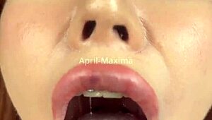 Japanese Street Whore April-Maxima Sucks Cock with Cum-Filled Mouth for Customer