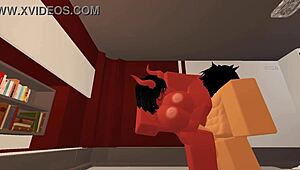 Slut Getting Fucked by Random Guy in Roblox