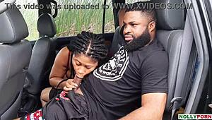 pretty girl picked up in village, fucked in car with big black cock 😏