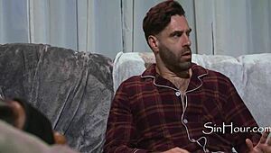 Stepdad's indoor camping trip with Lily Starfire and Ken Feels turns taboo and interracial