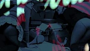 Hey, check out this vintage British granny secretary in retro action!