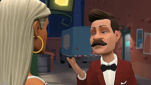 ugh, dirty talkin’ for that hungry cock in animation!