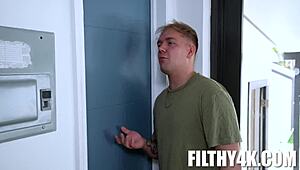 Intense pov blowjob with dub step sis in hardcore scene