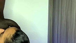 she sucks a big black cock eagerly