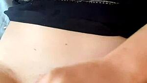 Miranielt masturbates in the shower with neighbor watching