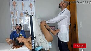 Gynecologist fucks cuckold's wife secretly