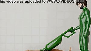 i used a rotating machine on my friend, it was kinda weird