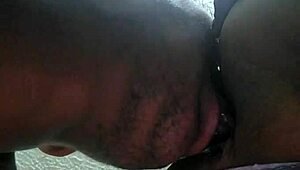 I watch my cheating wife get ass rimmed and creampied by her friend.