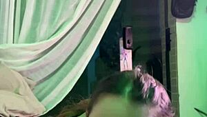 Wow, my Brazilian sis-in-law got covered in cum during amateur anal! 😲