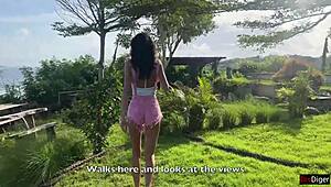 security guard nabbed naughty teen in private area for outdoor banging