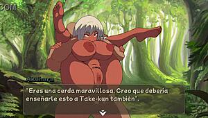 i play anal sex with rice shion in the game