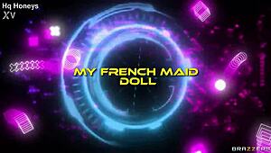 My French Maid Doll Abigaiil Morris Gets Spanked Hard