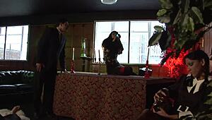 Slutty Blonde College Girl Sucks and Swallows in Quiet Library Setting