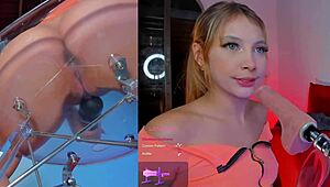 Latina Amateur Enjoys Machine Sucking