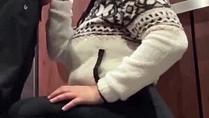 horny after bar, we fuck wild in elevator