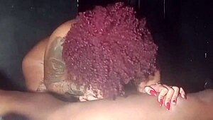 Naughty BBW Abandons Party for Glory Hole