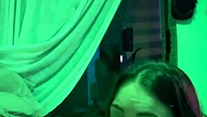 Wow, my Brazilian sis-in-law got covered in cum during amateur anal! 😲