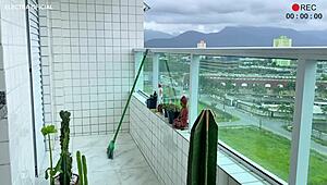 This Brazilian Maid Wears Tiny Shorts to Tease Me Every Day