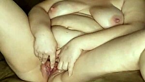 moaning milf screams loudly while getting fucked in pink thong until creampie