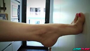 teen 18+ with big pussy gets licked and fucked missionary while husband watches