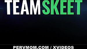 Hey, my submissive stepmom is totally ready to get down!