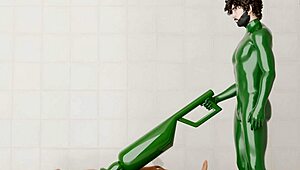 i used a rotating machine on my friend, it was kinda weird