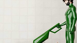 i used a rotating machine on my friend, it was kinda weird