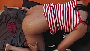 I slam my stepsister hard, teaching her to ride my big cock.
