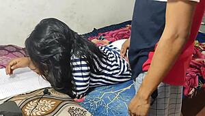 indian hot stepsister shares intimate moments with teen 18+ brother in taboo encounter