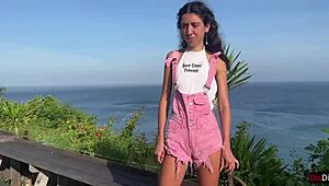 security guard nabbed naughty teen in private area for outdoor banging