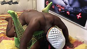 Yo, wanna see this black couple banging rough and fast? They’re pure amateur heat!