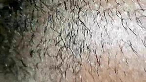 she enjoys the black dick in her shaved pussy