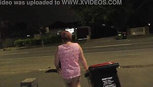 Kiwi trashy milf, are you getting pissed on in public street?