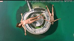 Rita Carelli shows off in wild action