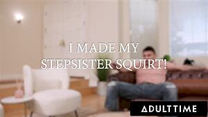 adult time - wow, innocent teen coco lovelock squirts hard with stepbro's help!