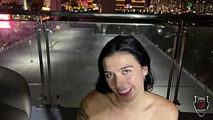 Brunette Nova Flame Milks Rome Major's Big Black Cock. Her Skills Drain Every Drop in Wild Session.