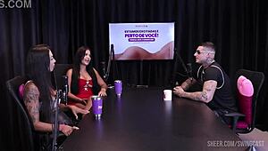 compilados of kylian cria cast with tifany rocha and didy reis. part 1 on sheer red.